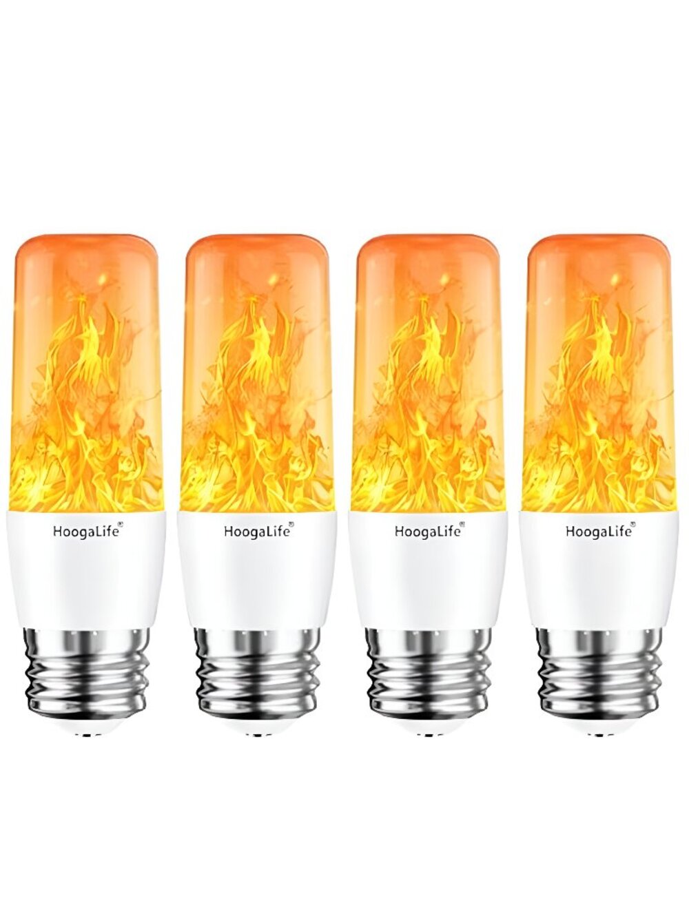 Flame Light Bulbs, E26 Led Light Bulb with Effect of Real Candle Fire Light, 4w